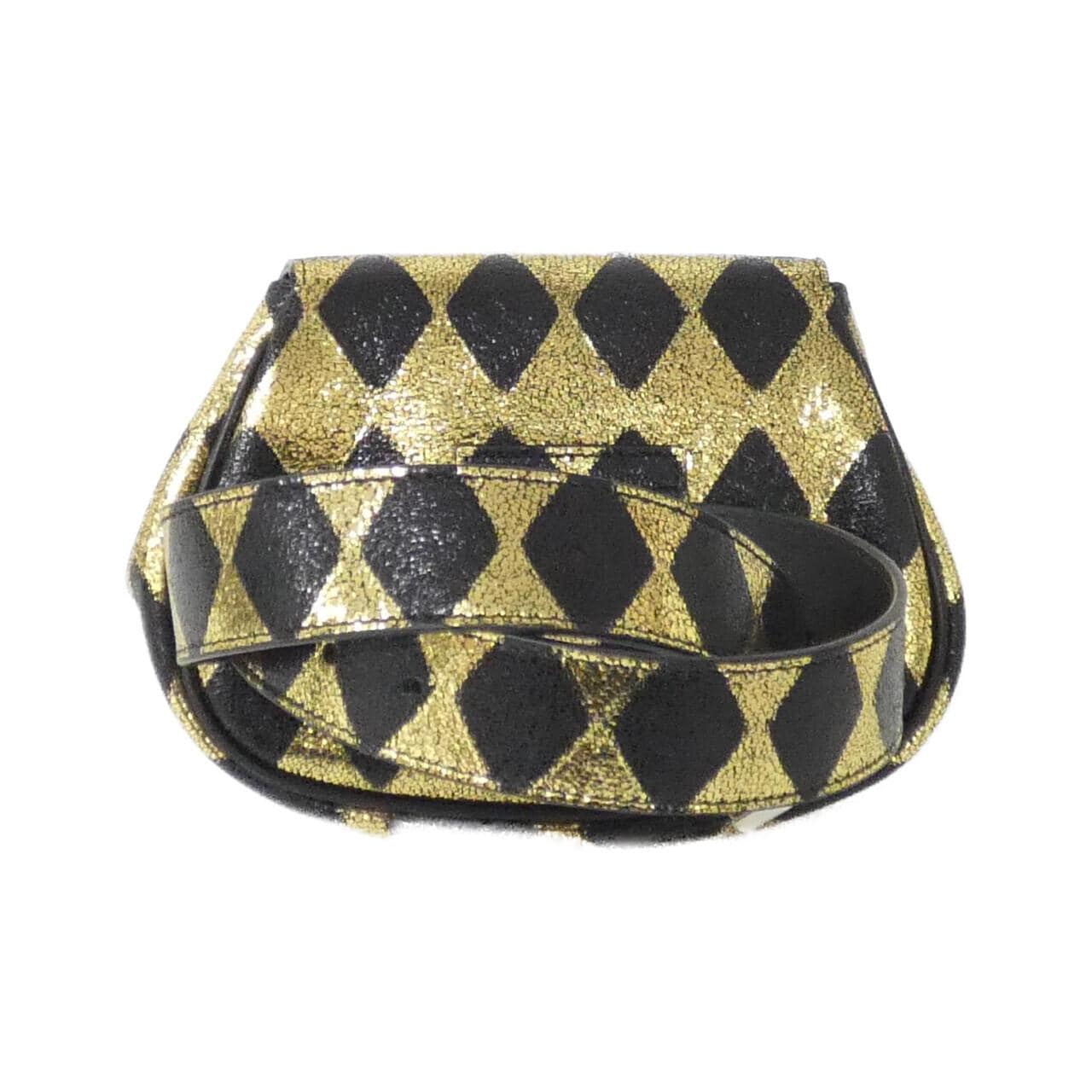 GUCCI 605112 Belt Bag Leather Black Leather - Thumbnail 2