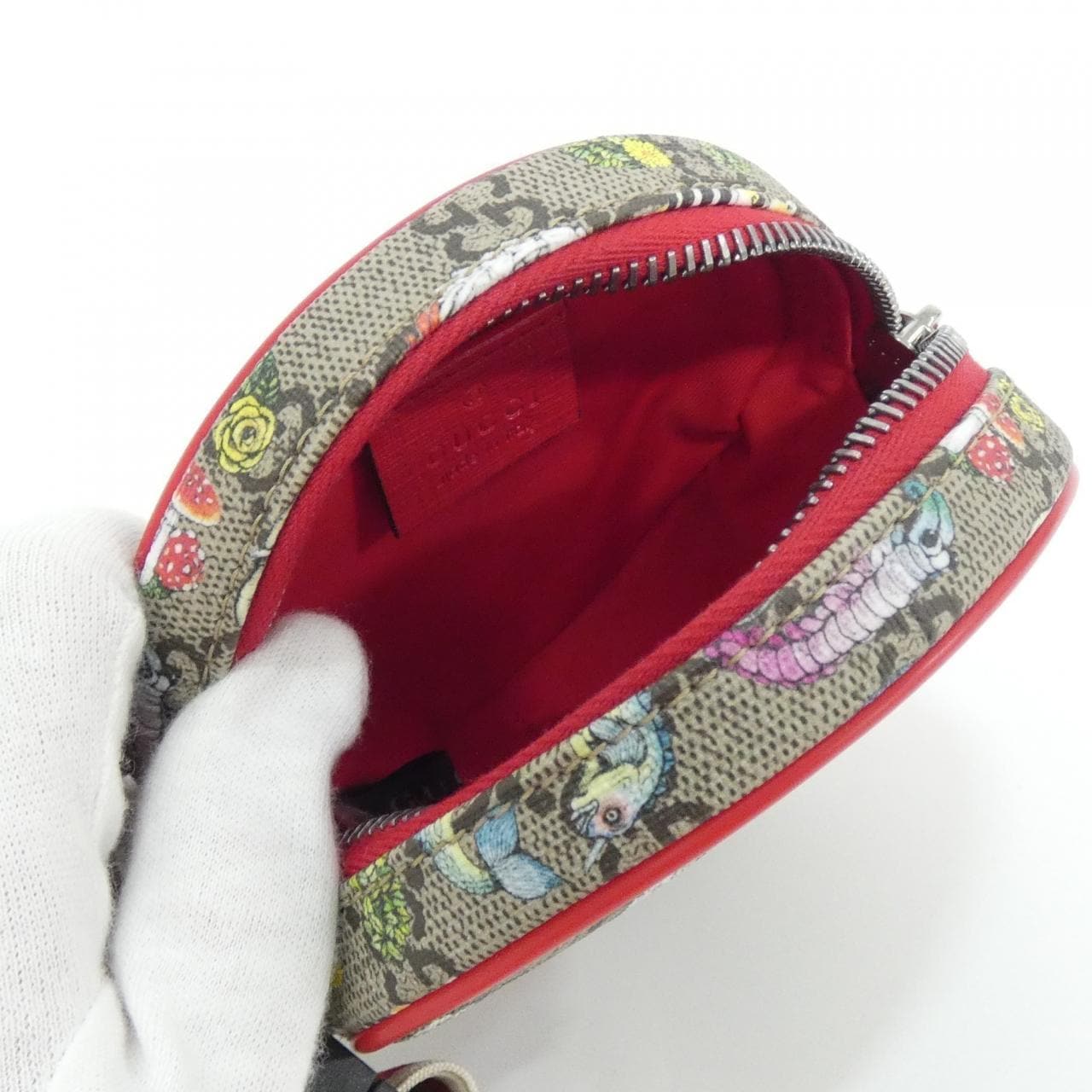 GUCCI 502330 Belt Bag Canvas 黑色 帆布 中古品A - 縮圖 5