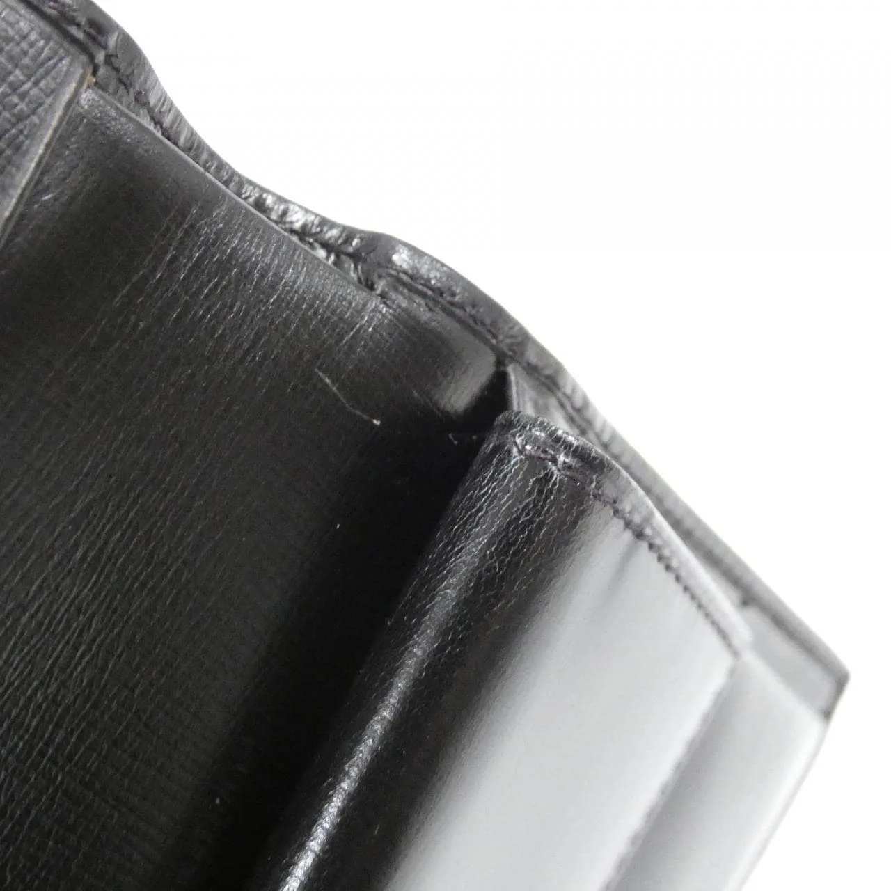 CELINE Wallet Leather Black Leather Rank A - Thumbnail 6