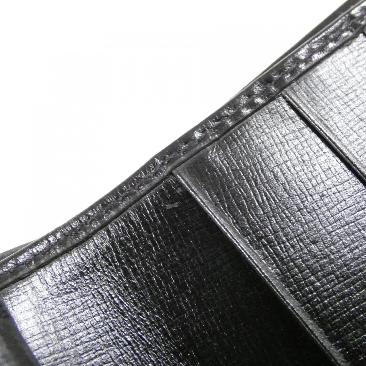 CELINE Wallet Leather Black Leather Rank A - Thumbnail 7