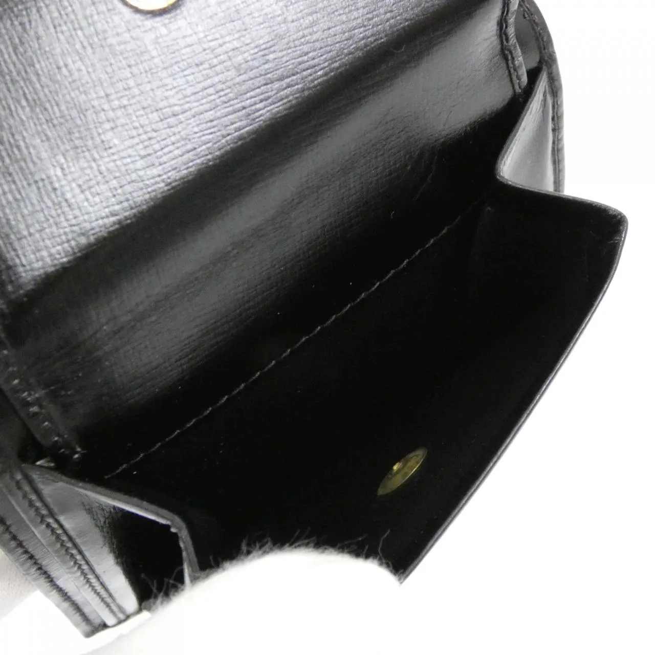 CELINE Wallet Leather Black Leather Rank A - Thumbnail 8