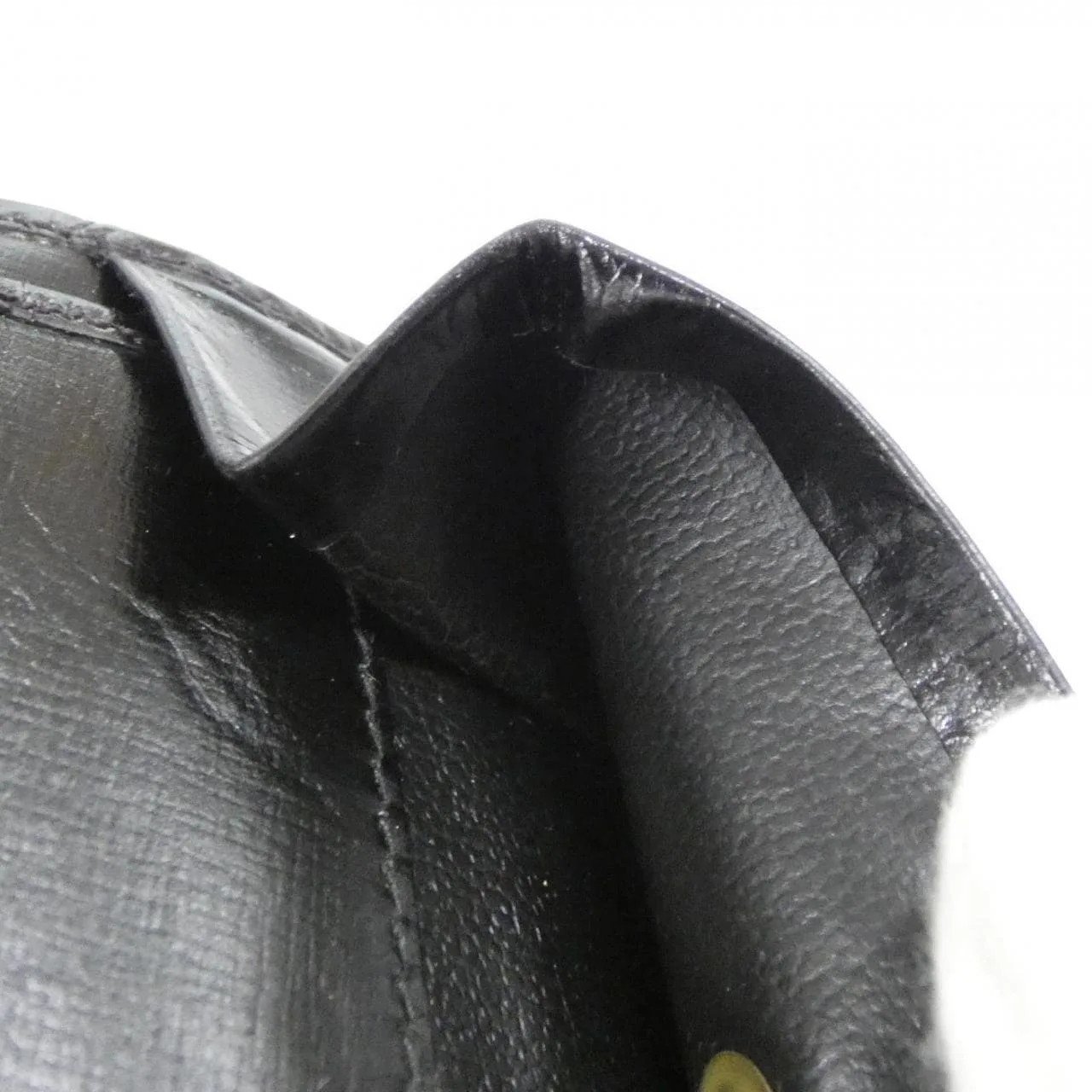 CELINE Wallet Leather Black Leather Rank A - Thumbnail 9