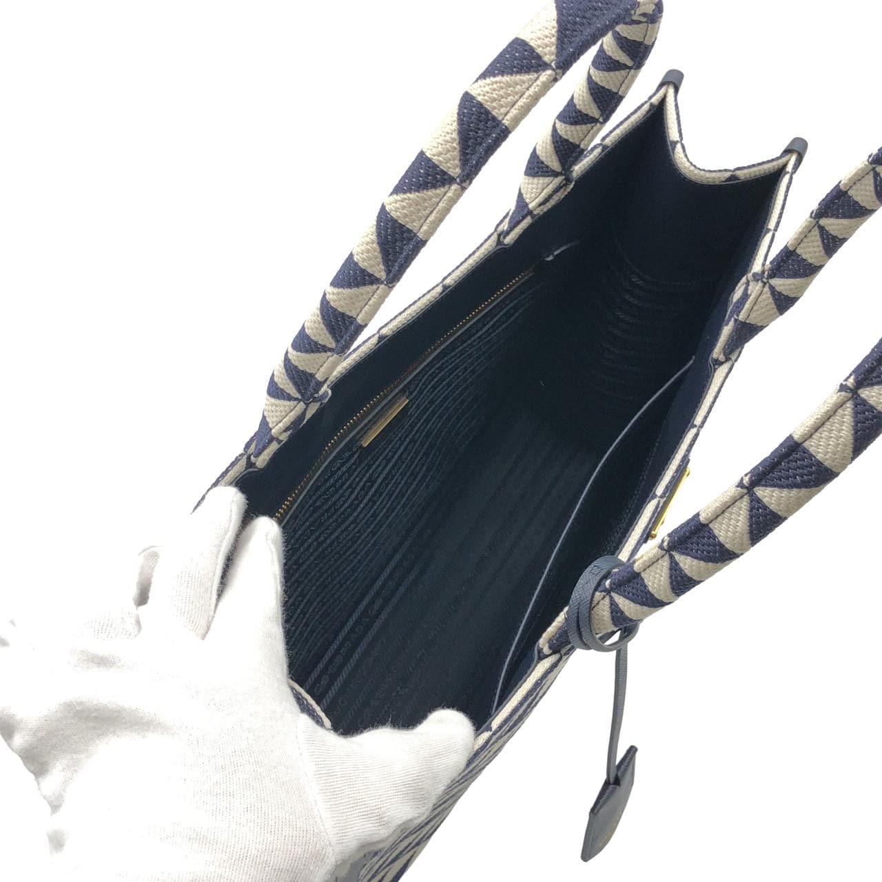 PRADA 1BA356 Bag 金色 中古品A - 縮圖 6