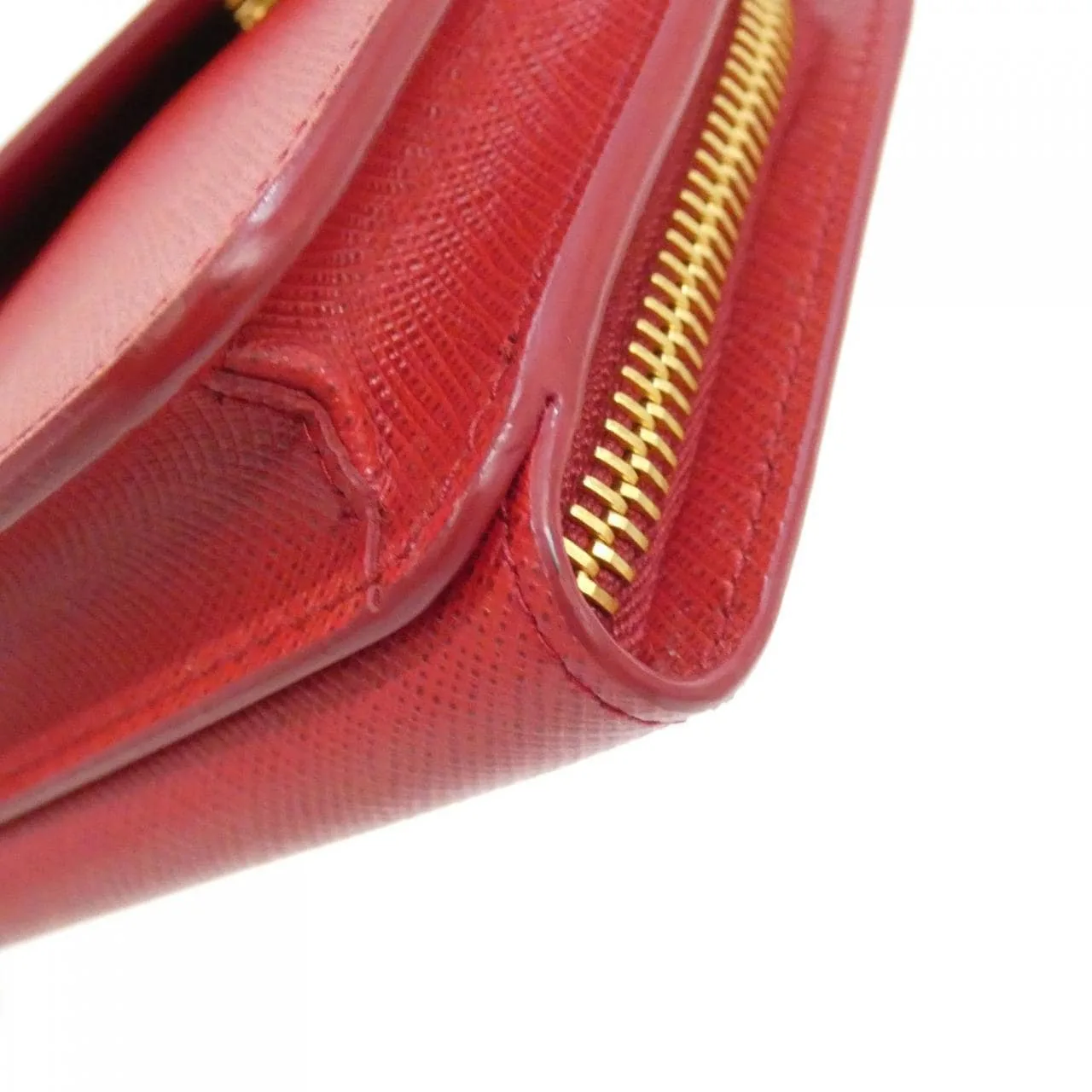 PRADA 1ZH048 Wallet 黑色 中古品A - 縮圖 3