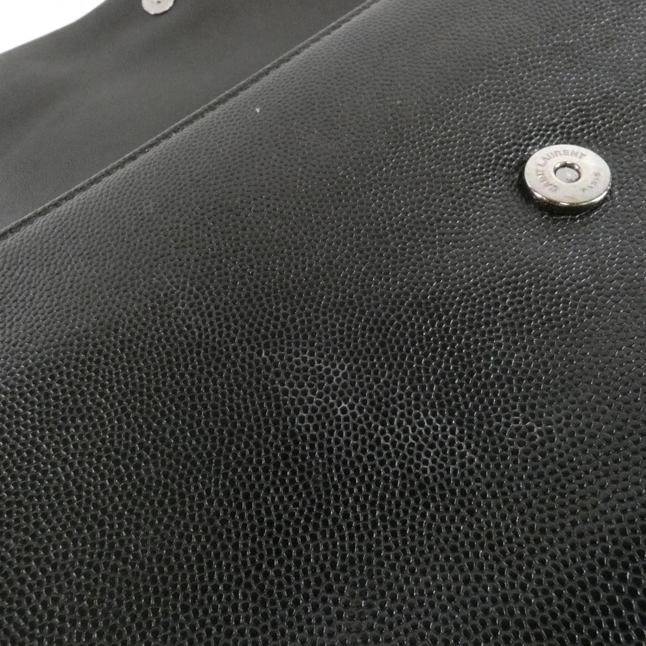 SAINT LAURENT 574106 DMEOU Handbag Black Rank B - Thumbnail 6