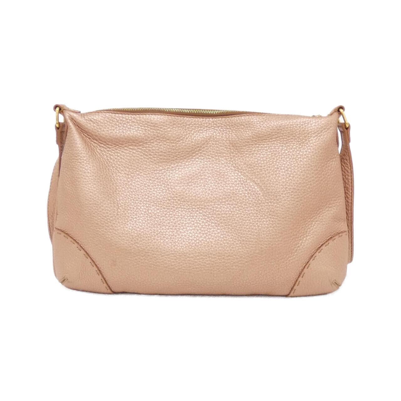 FENDI 8BT194 YF4 Shoulder Bag Leather Black Leather - Thumbnail 2