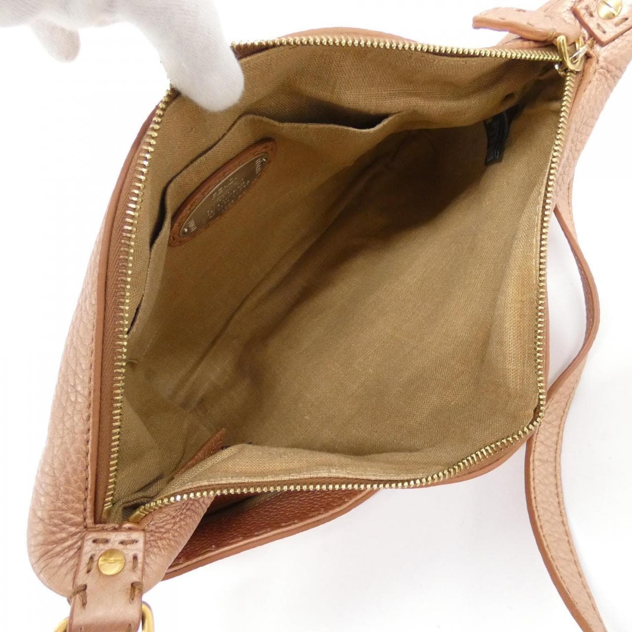 FENDI 8BT194 YF4 Shoulder Bag Leather Black Leather - Thumbnail 10