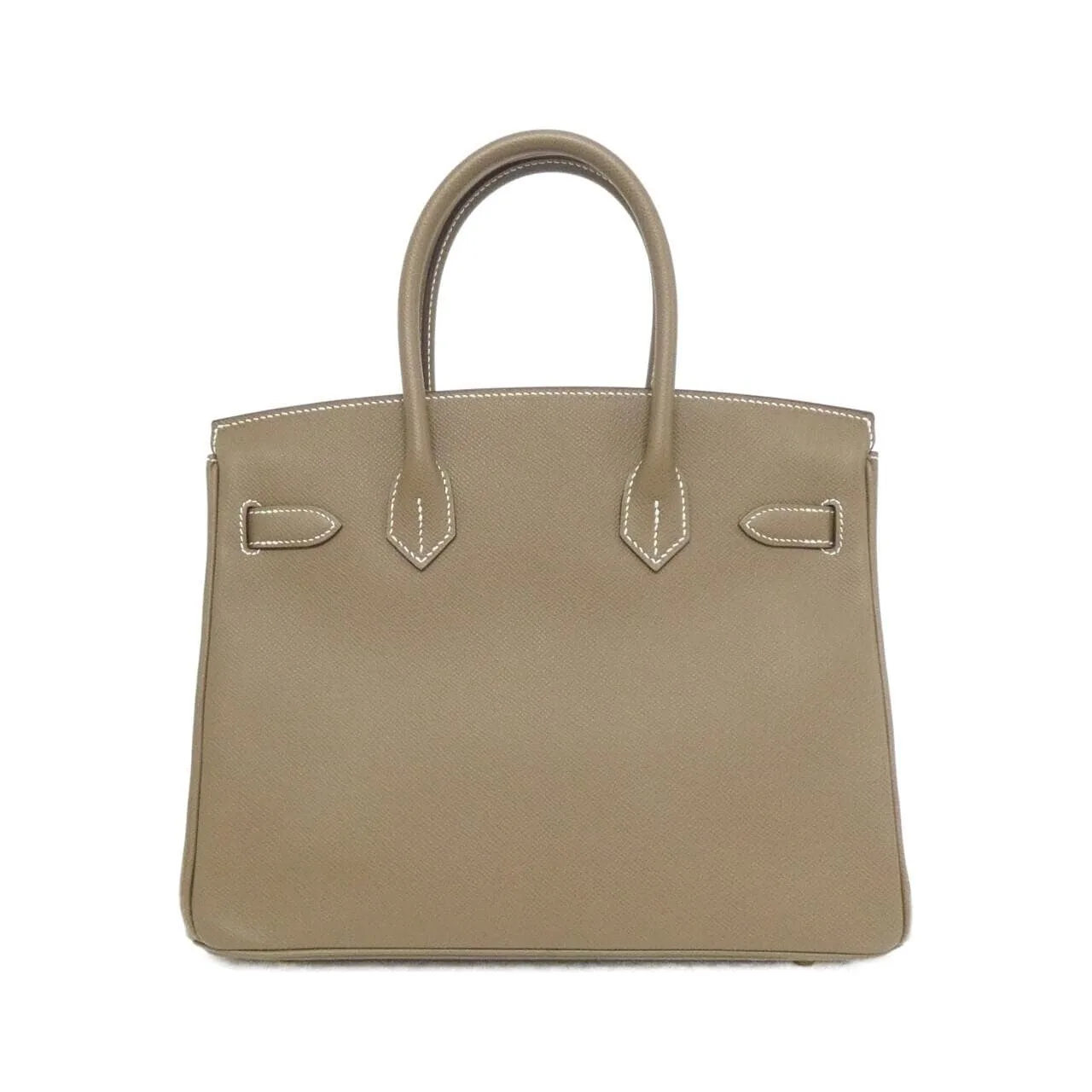 HERMES Birkin 041701CC Handbag Epsom Etoupe Epsom Leather Rank A - Thumbnail 2