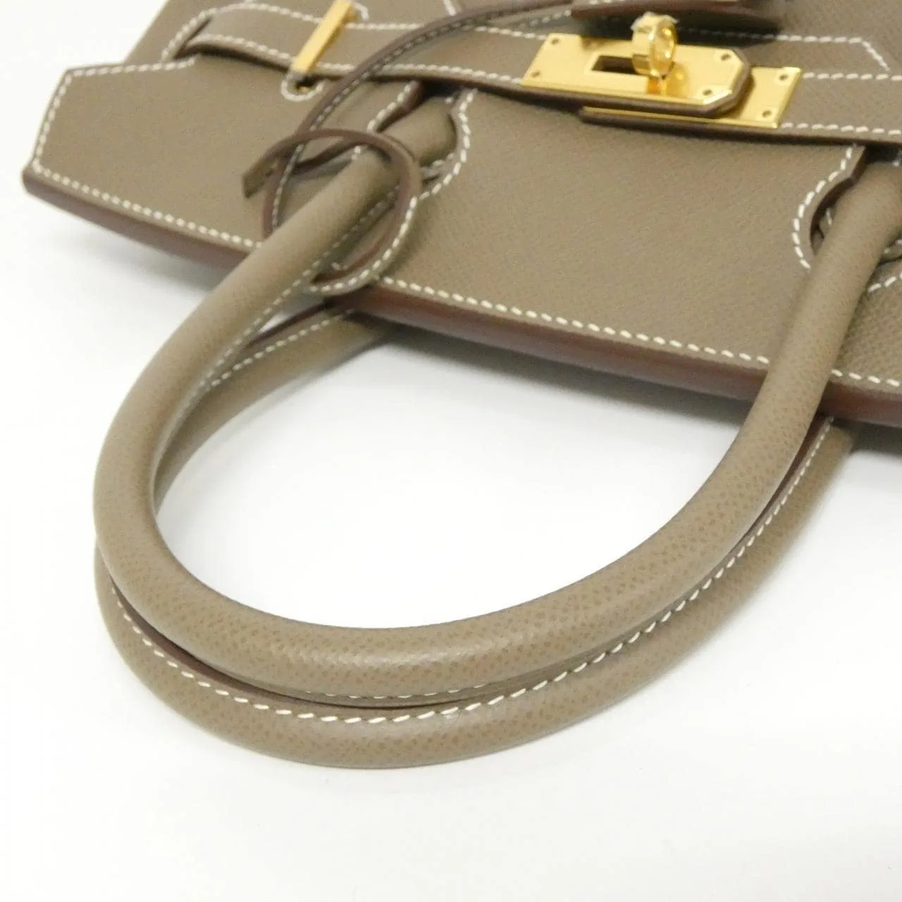 HERMES Birkin 041701CC Handbag Epsom Etoupe Epsom Leather Rank A - Thumbnail 6