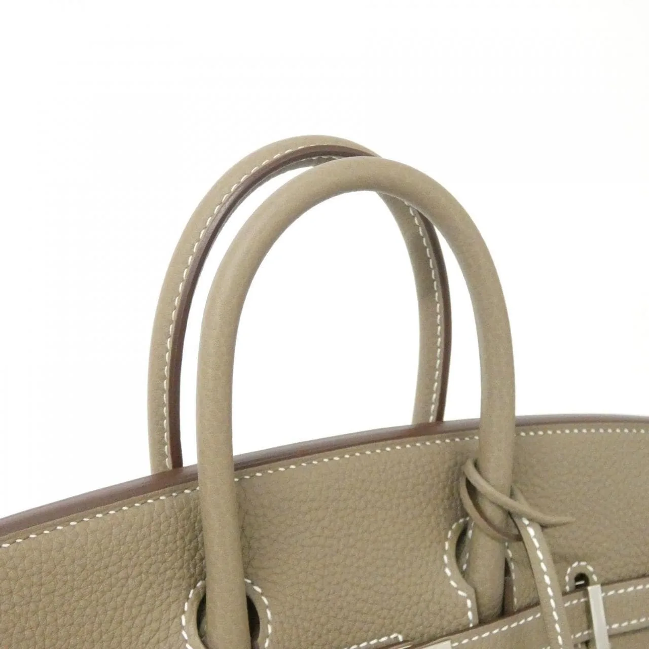 HERMES Birkin 041344CK Handbag Togo Etoupe Togo 牛皮 未使用品 - 縮圖 5