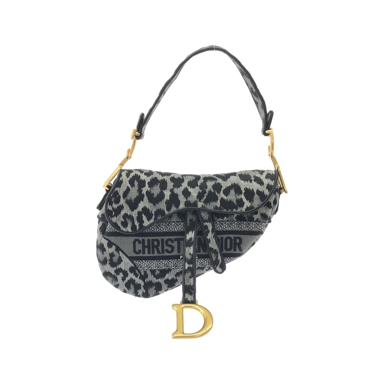 DIOR Saddle M0446CRHM Shoulder Bag Canvas