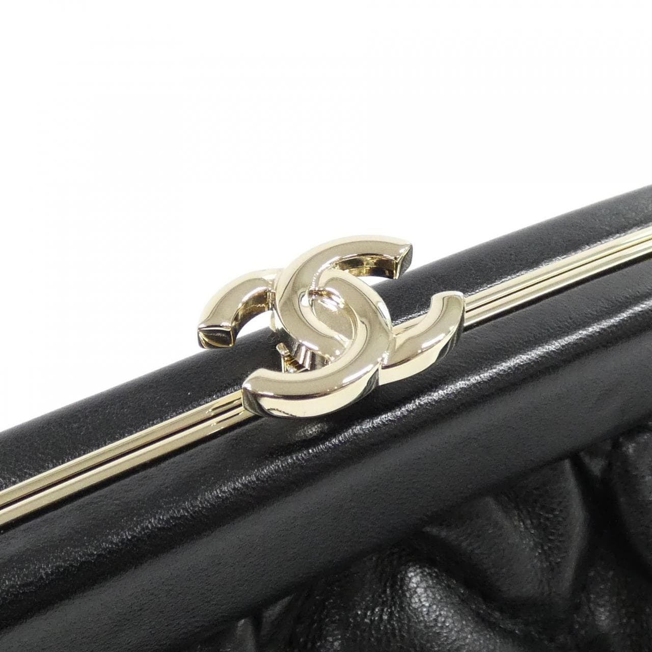 CHANEL AS4717 Shoulder Lambskin 黑色 羊皮 中古品A - 縮圖 3