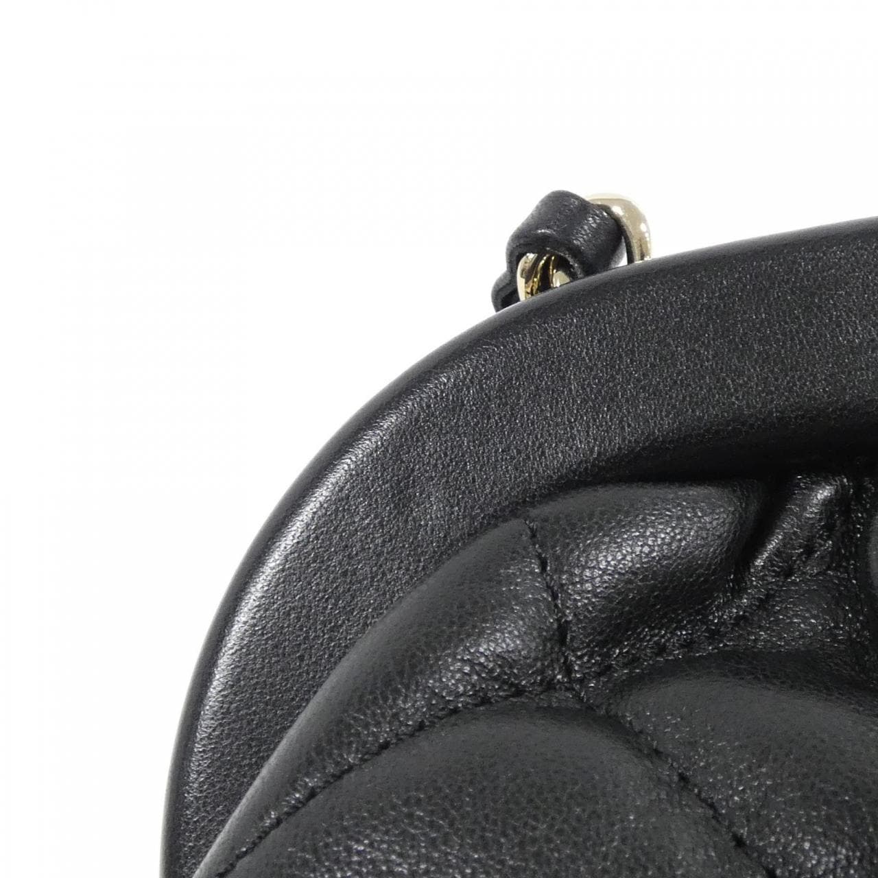 CHANEL AS4717 Shoulder Lambskin 黑色 羊皮 中古品A - 縮圖 4