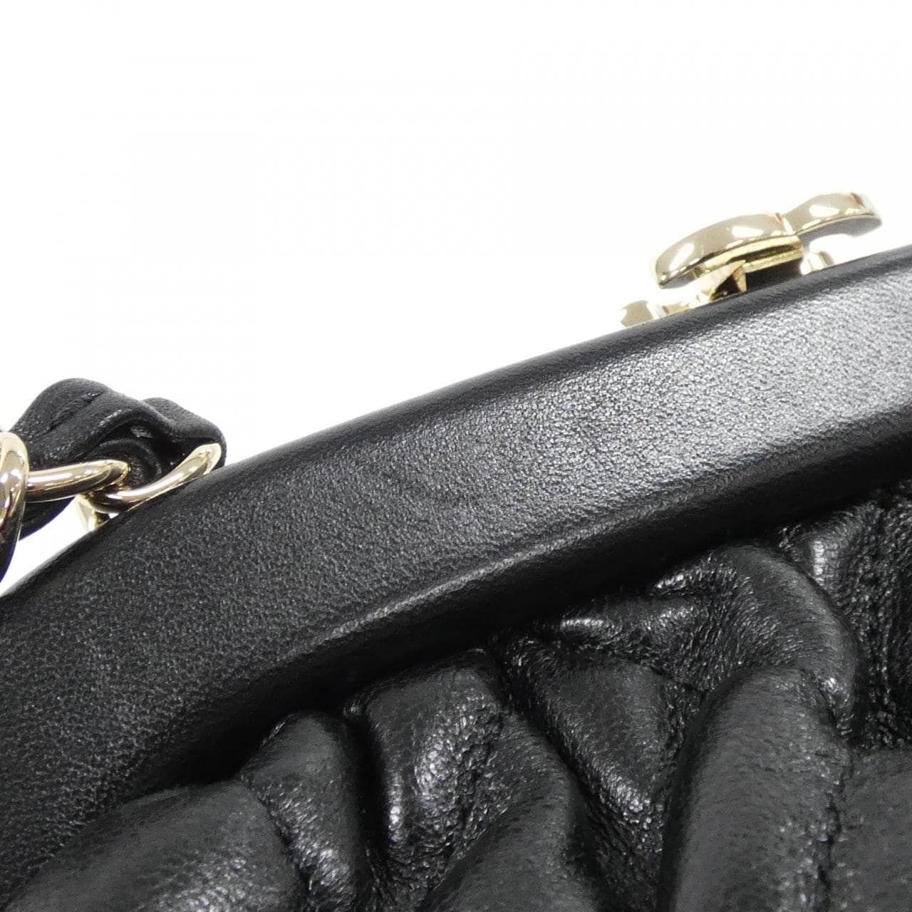 CHANEL AS4717 Shoulder Lambskin 黑色 羊皮 中古品A - 縮圖 5