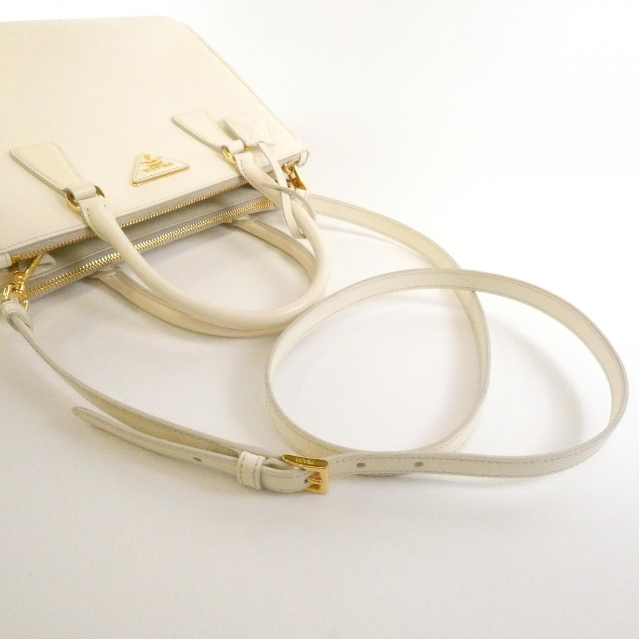 PRADA 1BA863 Handbag 黑色 中古品B - 縮圖 7