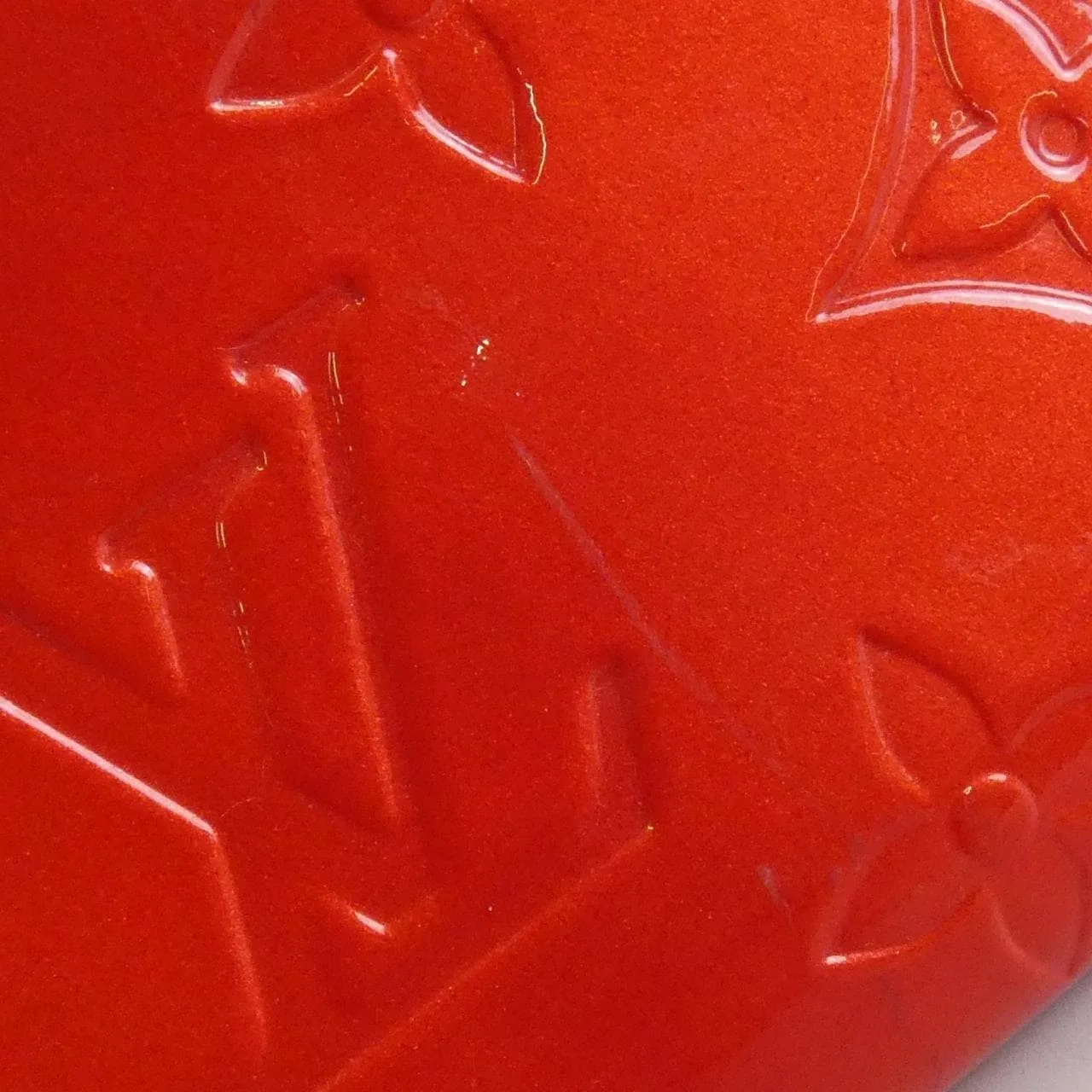 LOUIS VUITTON M91088 手提包 Vernis 漆皮 紅色 Vernis 中古品B - 縮圖 4