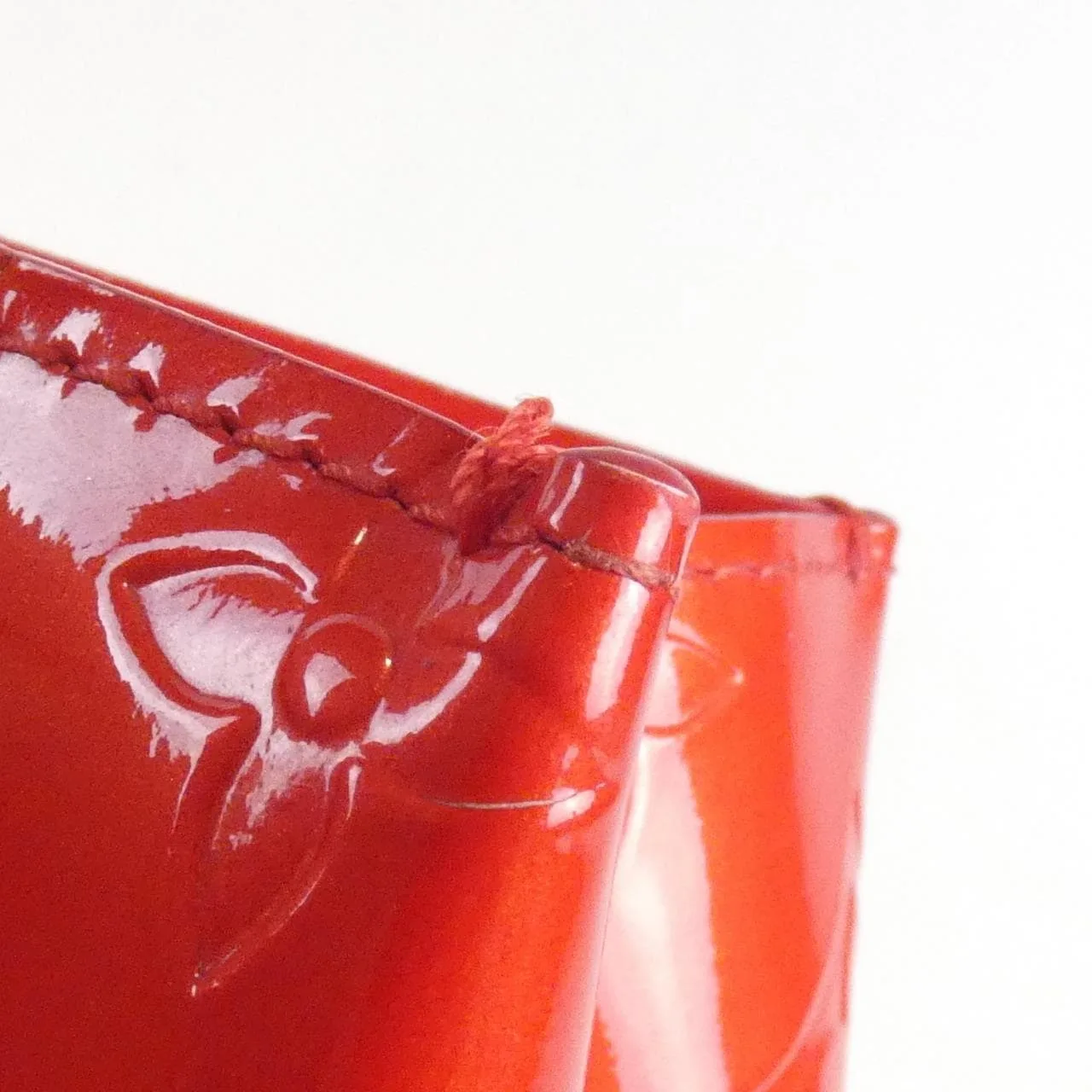 LOUIS VUITTON M91088 手提包 Vernis 漆皮 紅色 Vernis 中古品B - 縮圖 6