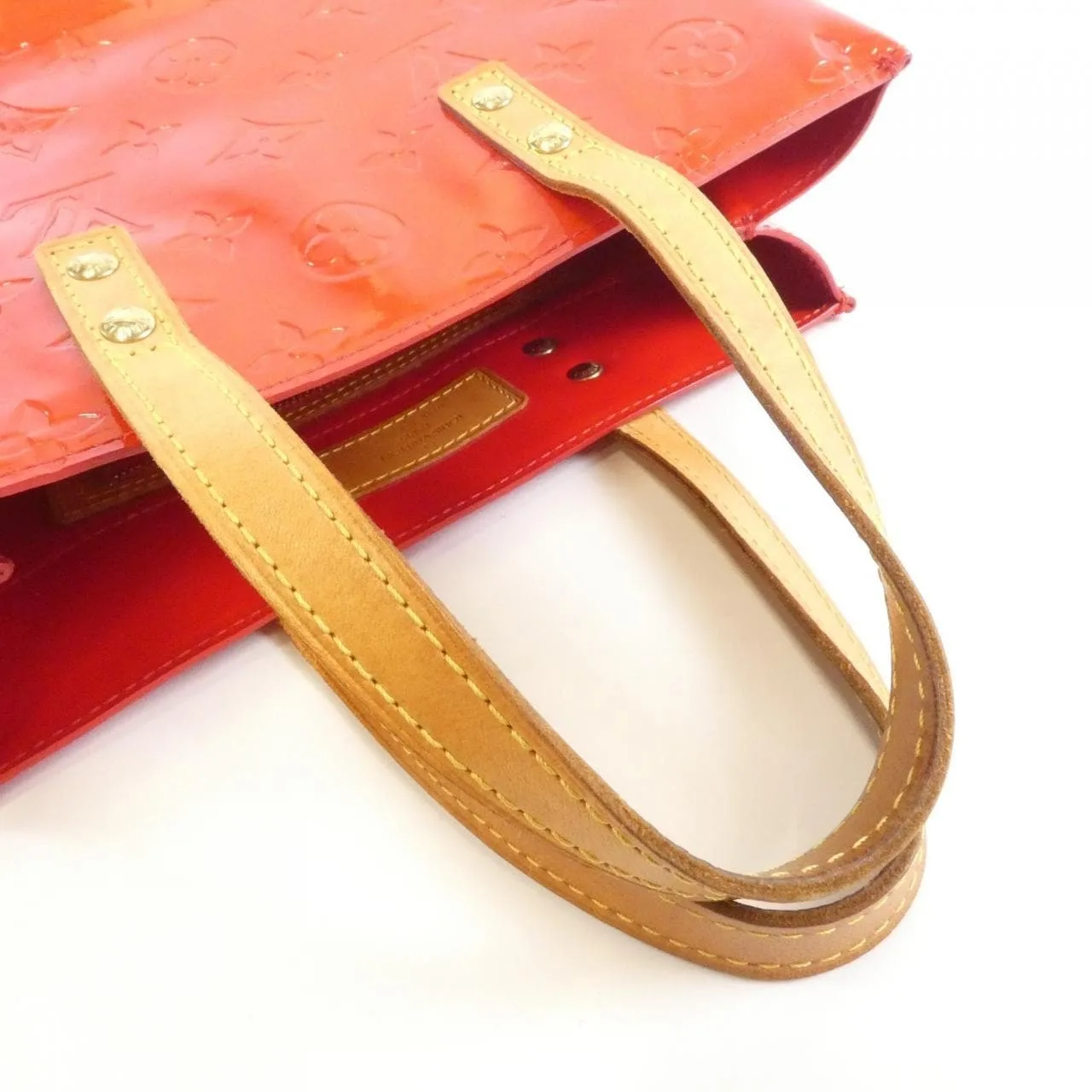 LOUIS VUITTON M91088 手提包 Vernis 漆皮 紅色 Vernis 中古品B - 縮圖 7