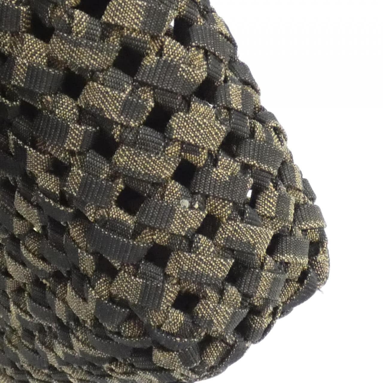 FENDI Baguette 8BR600 ABMR Shoulder Bag Cotton 黑色 Cotton 中古品A - 縮圖 5