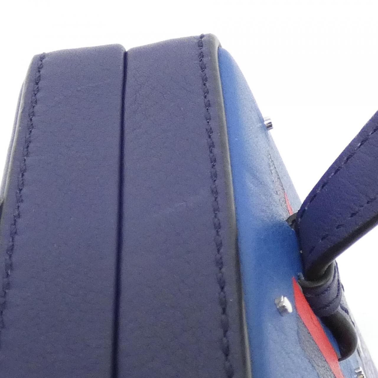 LOEWE 309 31 W85 Bag Leather 藍色 皮革 中古品A - 縮圖 6