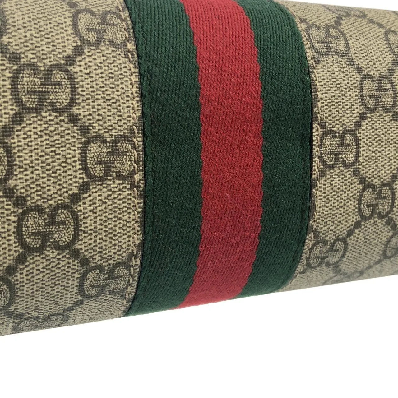 GUCCI 503876 K05NG Shoulder Canvas 黑色 帆布 中古品A - 縮圖 3