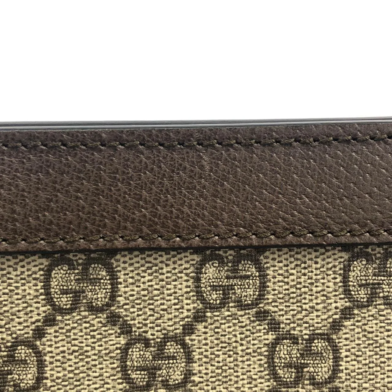 GUCCI 503876 K05NG Shoulder Canvas 黑色 帆布 中古品A - 縮圖 4