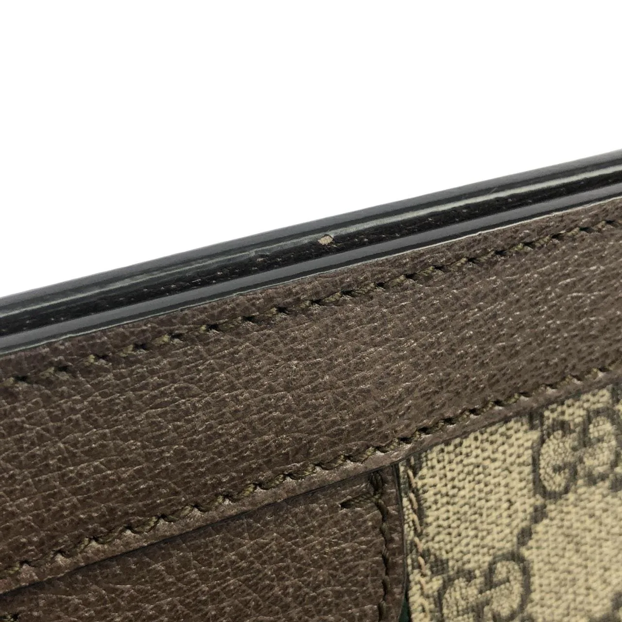 GUCCI 503876 K05NG Shoulder Canvas 黑色 帆布 中古品A - 縮圖 5