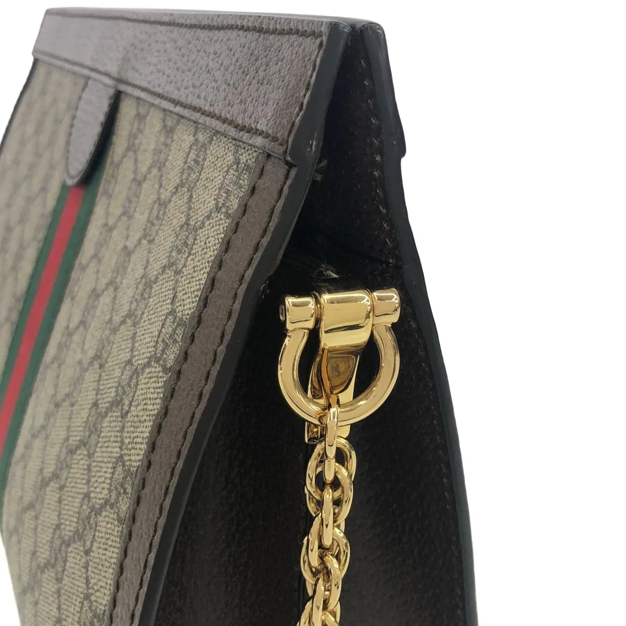 GUCCI 503876 K05NG Shoulder Canvas 黑色 帆布 中古品A - 縮圖 7