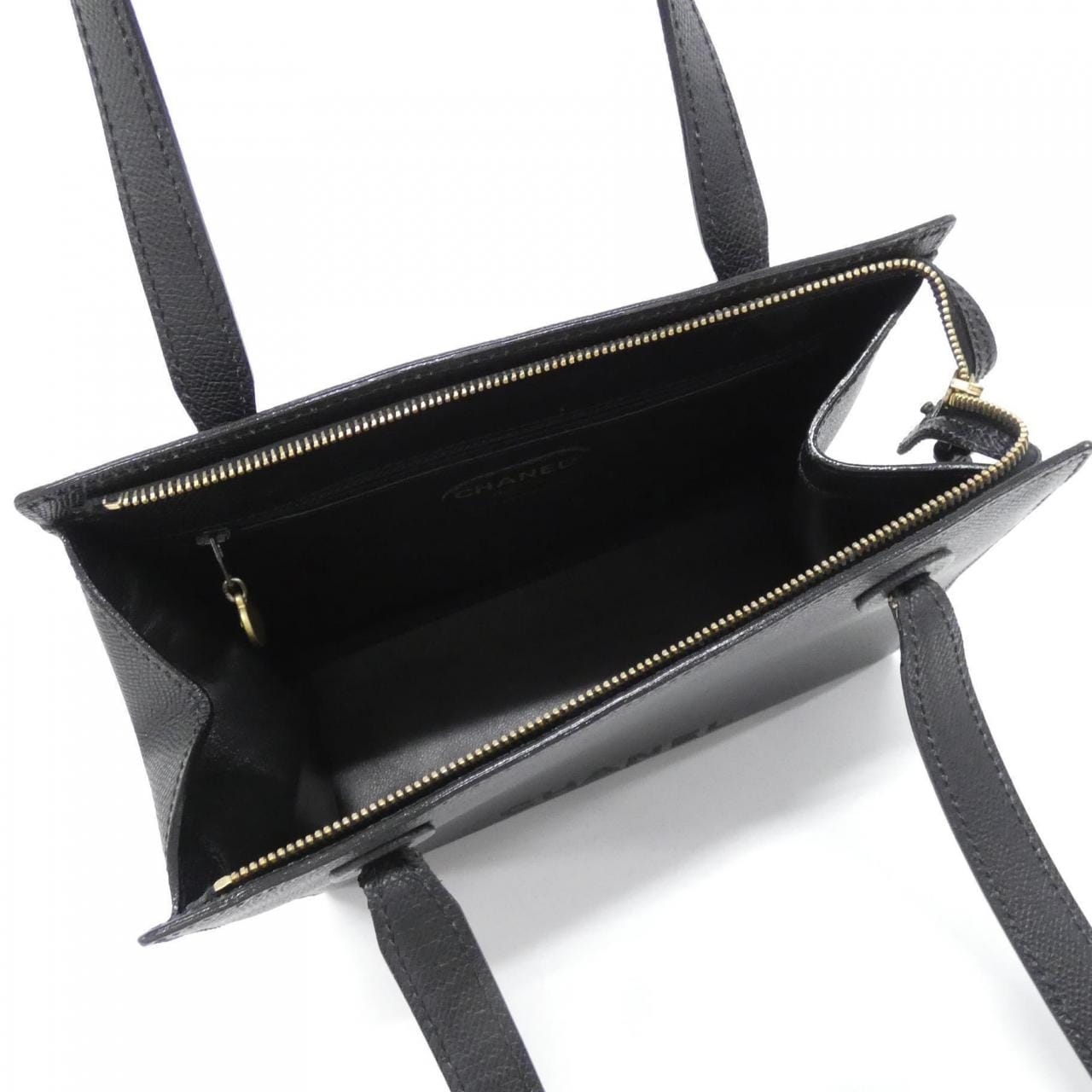 CHANEL 11230 Shoulder Bag Caviar Leather Black Caviar Leather - Thumbnail 7