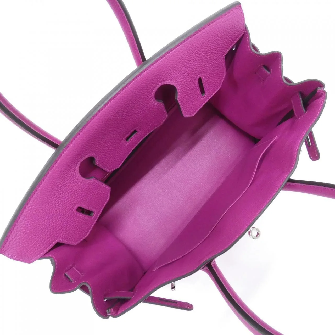 HERMES Birkin 030520CK Handbag Togo Purple Togo Leather Rank A - Thumbnail 6
