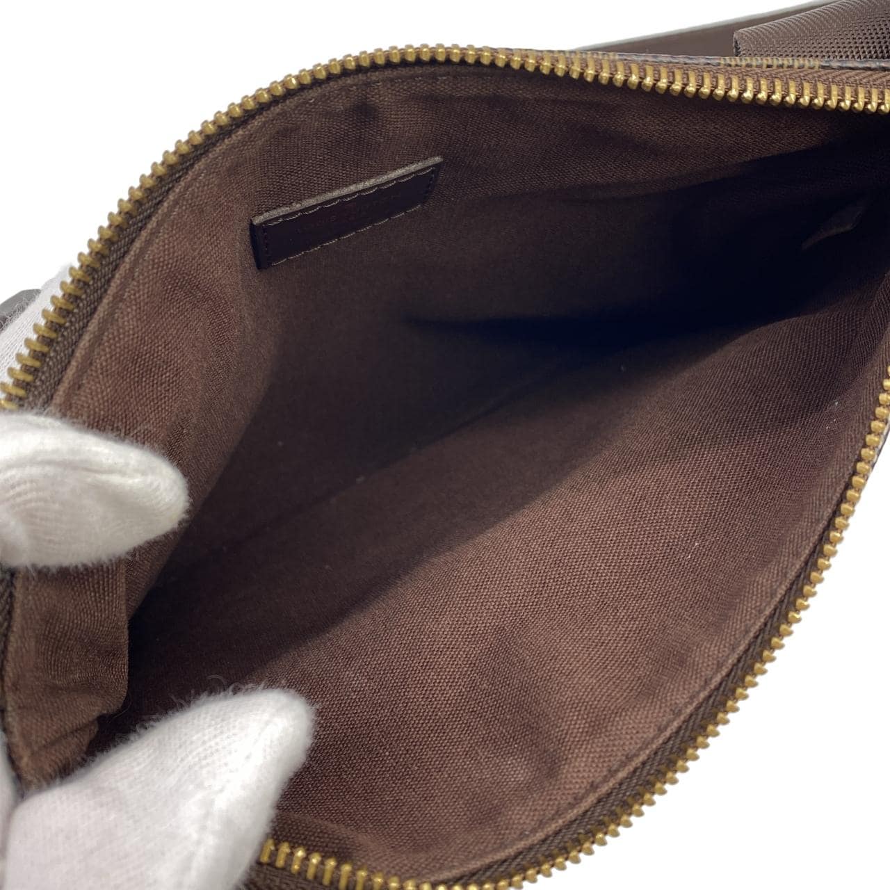 LOUIS VUITTON Pochette N51127 Shoulder Bag Damier Black Damier - Thumbnail 8