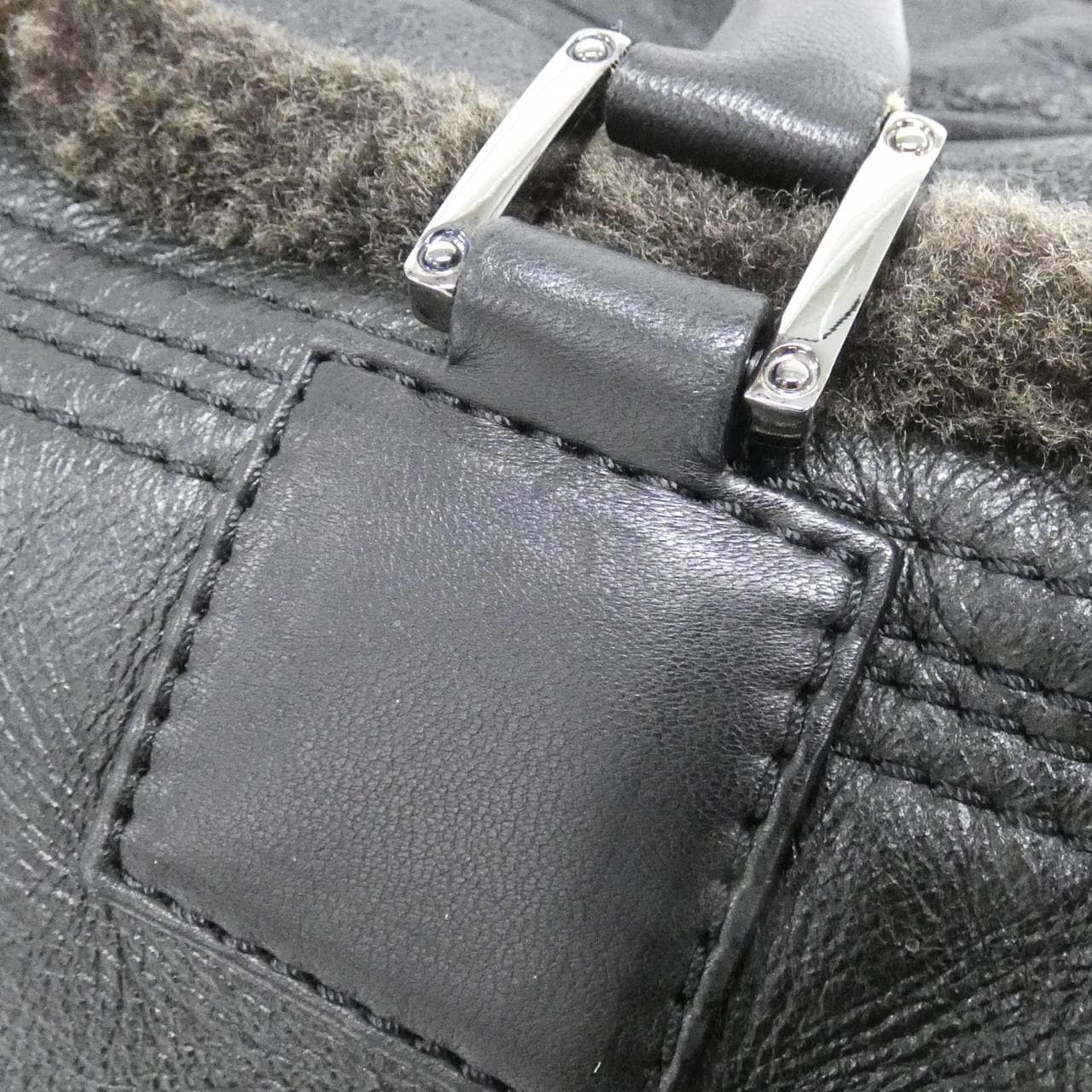 LOEWE Amazona Bag 黑色 中古品B - 縮圖 6