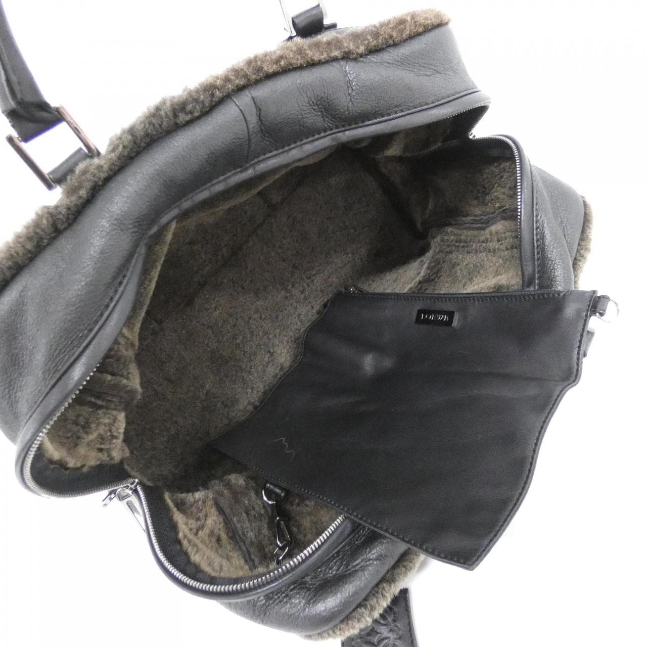 LOEWE Amazona Bag 黑色 中古品B - 縮圖 8