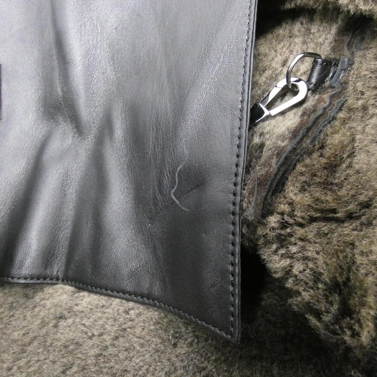 LOEWE Amazona Bag 黑色 中古品B - 縮圖 9