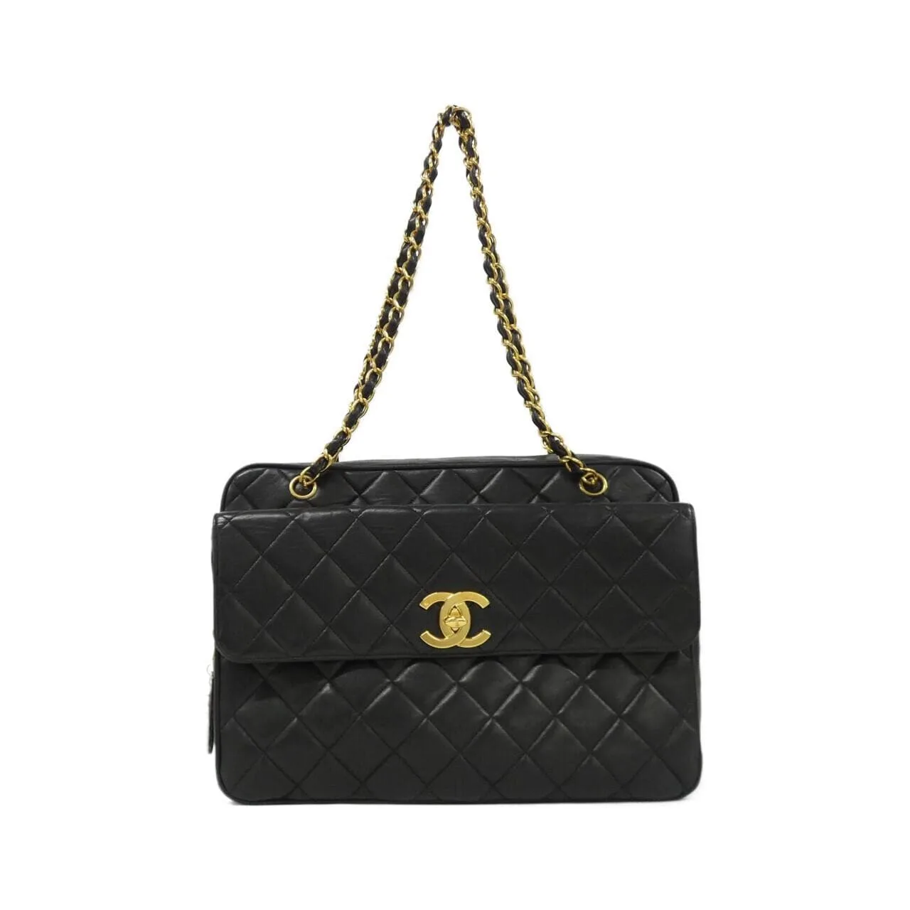 CHANEL Shoulder Lambskin