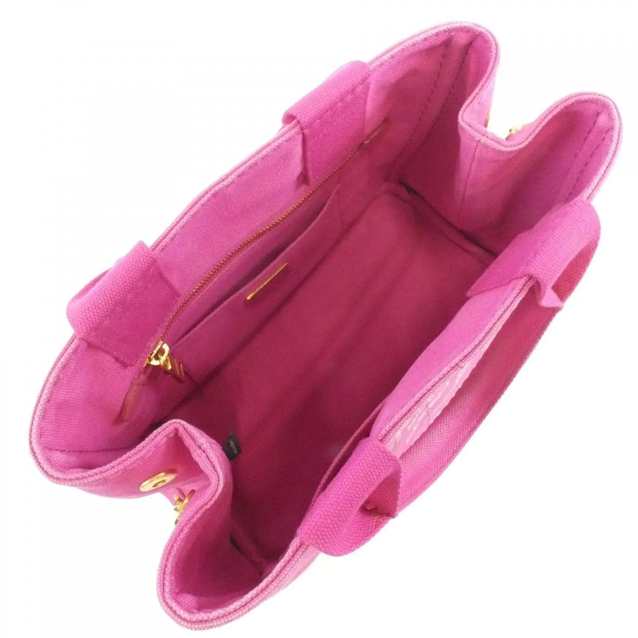 PRADA Canapa BN2439 Handbag Black Rank B - Thumbnail 8