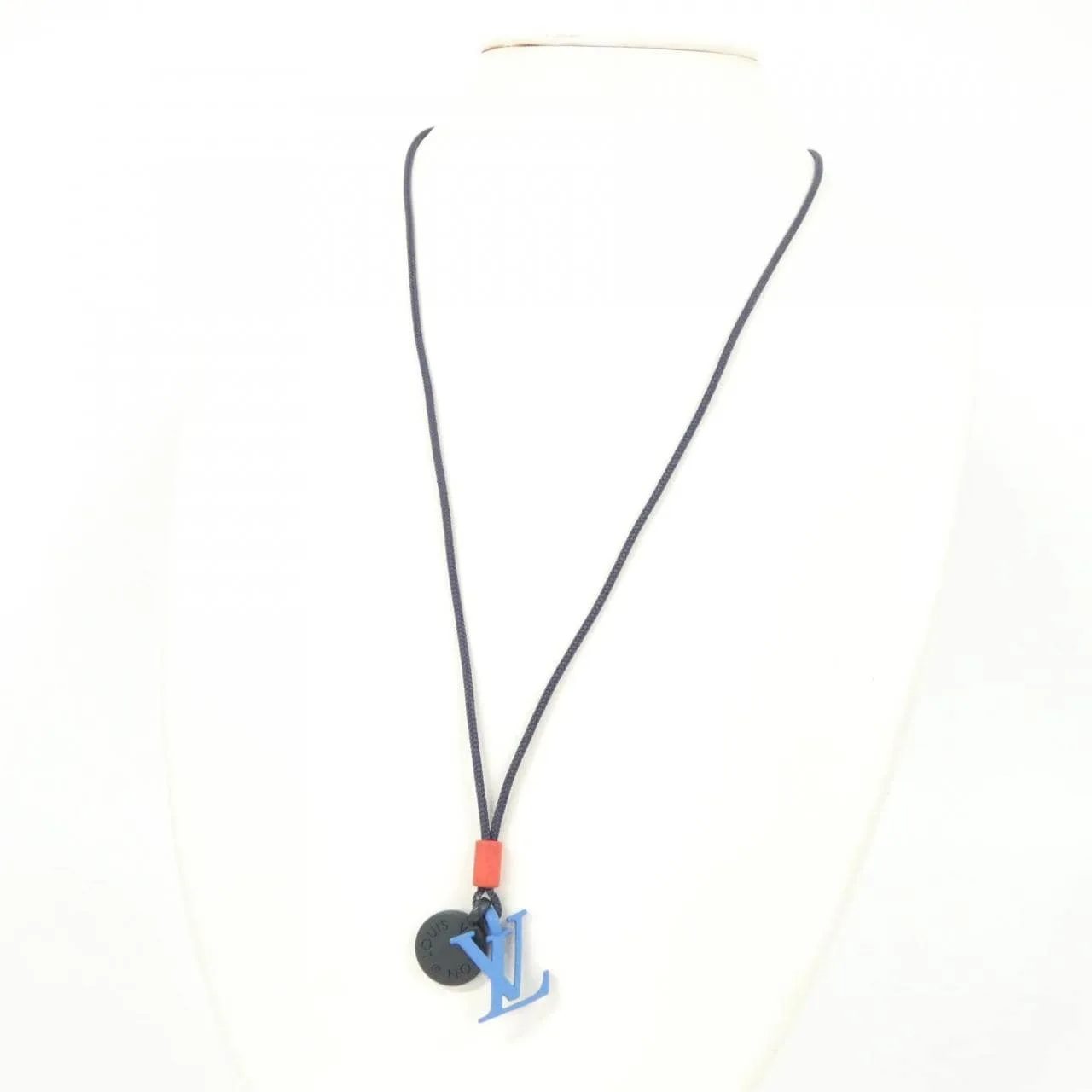 LOUIS VUITTON OnTheGo M63648 Accessories Blue Rank A - Thumbnail 5