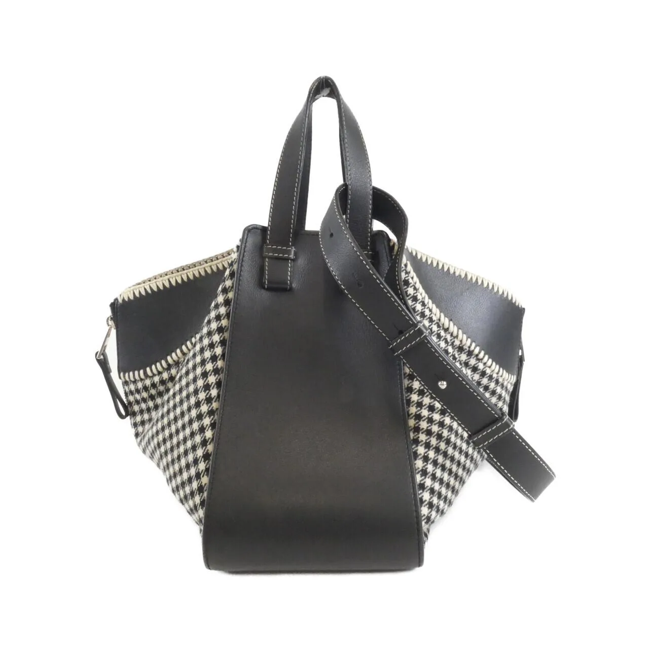 LOEWE Hammock 387 49 S35 Shoulder Black Rank B - Thumbnail 2