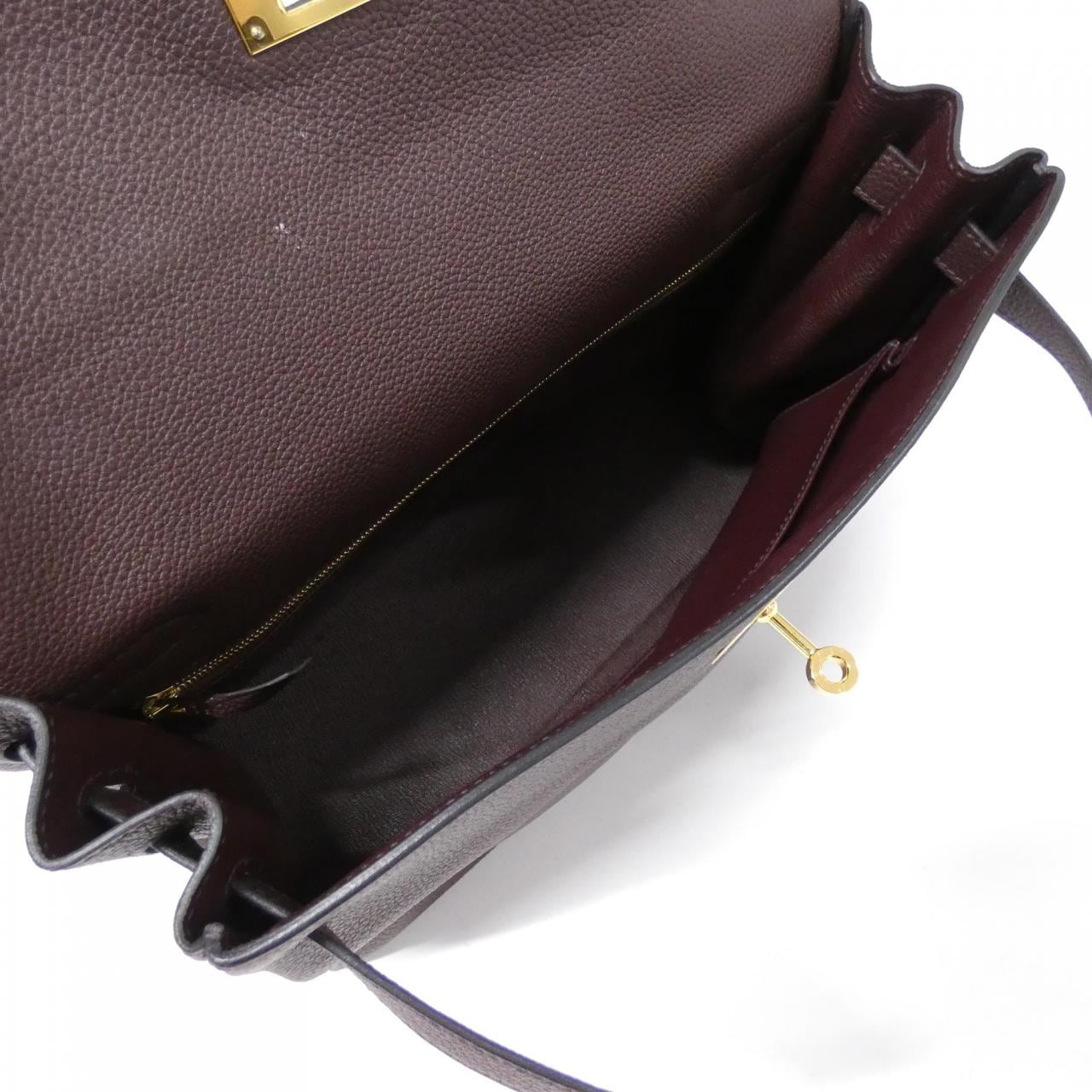 HERMES HERMÈS Kelly 027631CC Bag Togo Rouge Togo 牛皮 - 縮圖 7