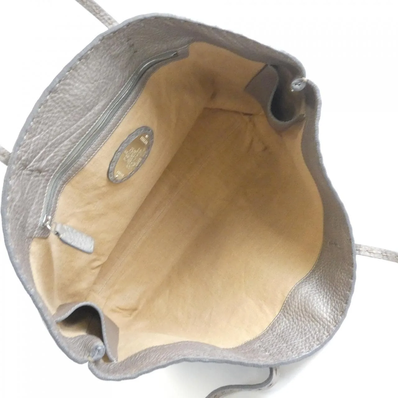 FENDI Sunshine Shopper 8BH126 NDU Handbag Leather Black Leather Rank B - Thumbnail 6