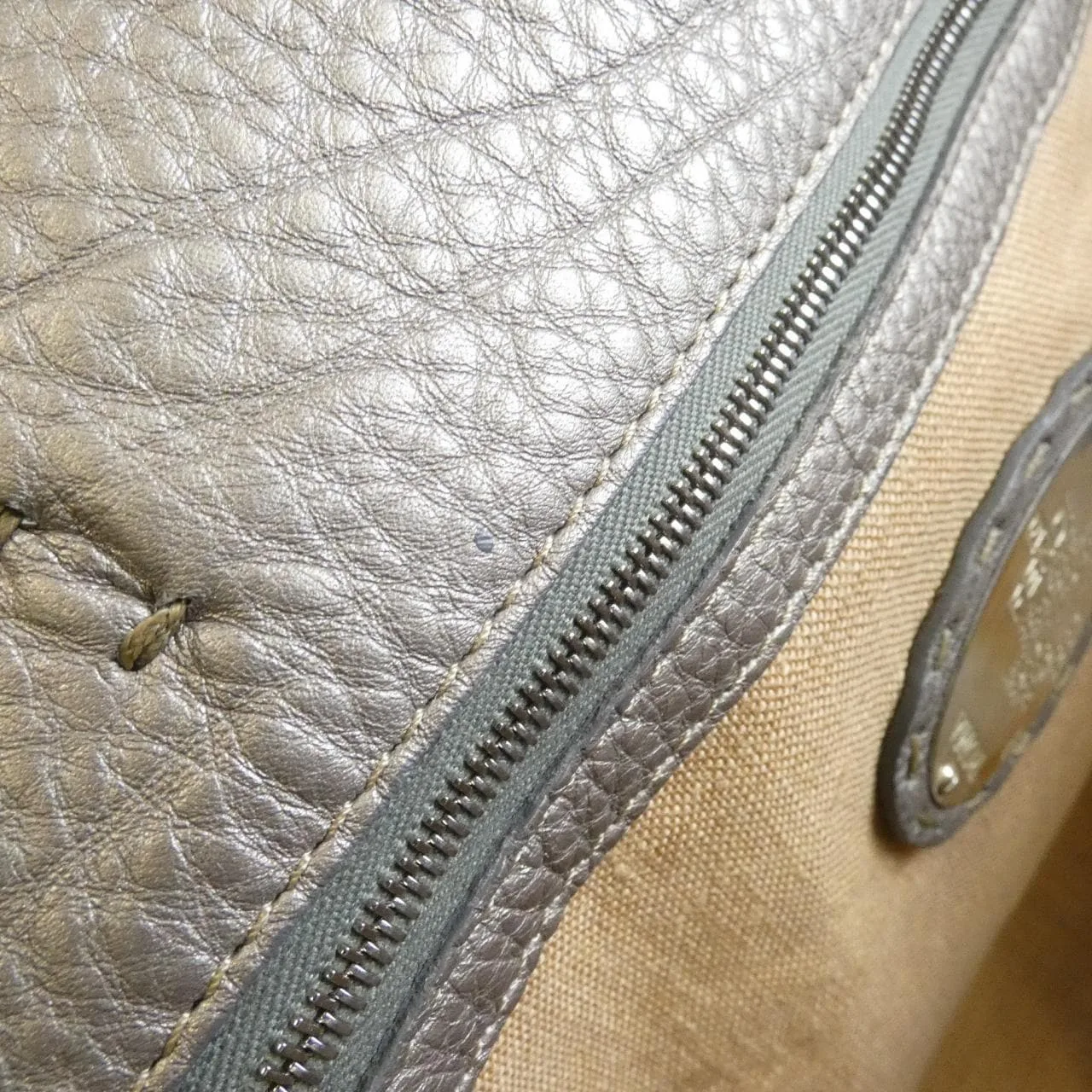 FENDI Sunshine Shopper 8BH126 NDU Handbag Leather Black Leather Rank B - Thumbnail 7