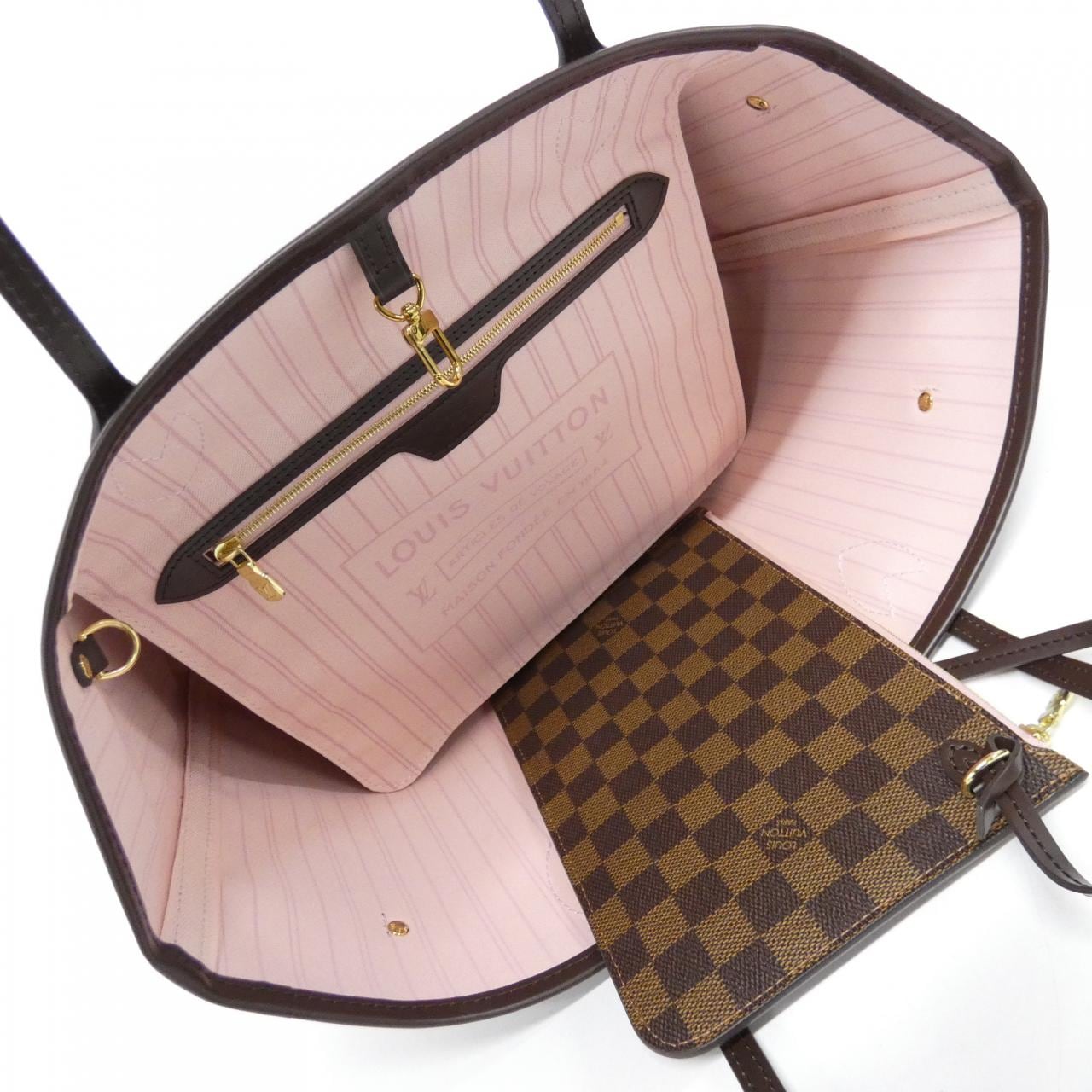 LOUIS VUITTON Neverfull N41603 Bag Damier Ebene Damier - Thumbnail 7