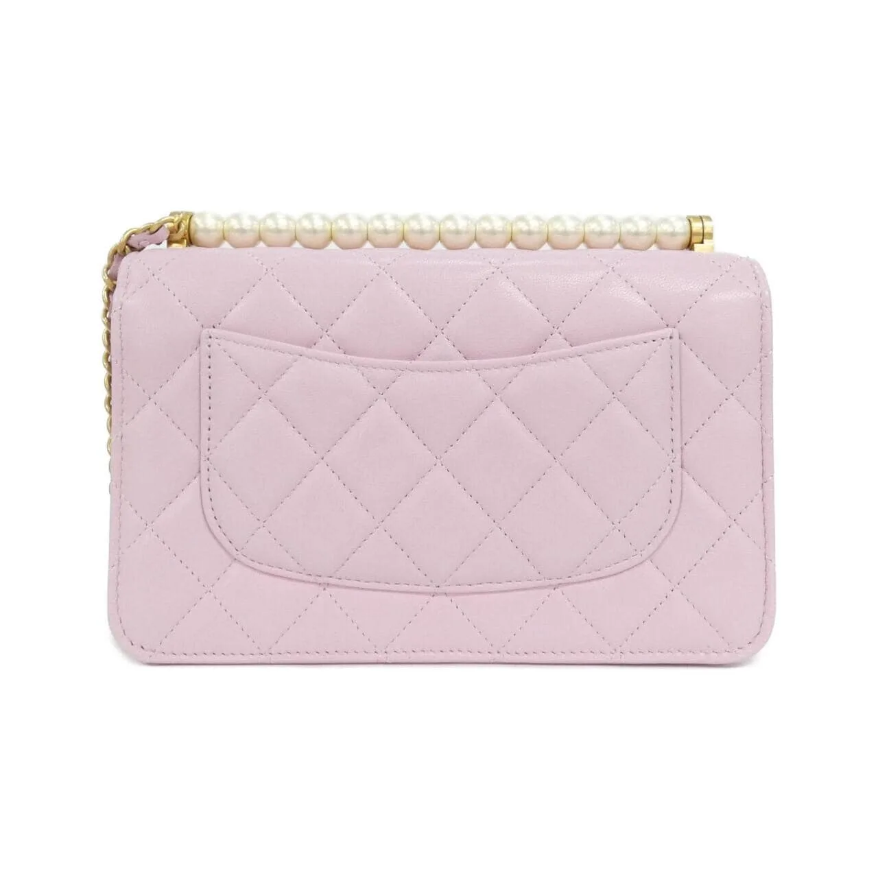 CHANEL AP4518 Wallet Lambskin 粉色 羊皮 中古品A - 縮圖 2