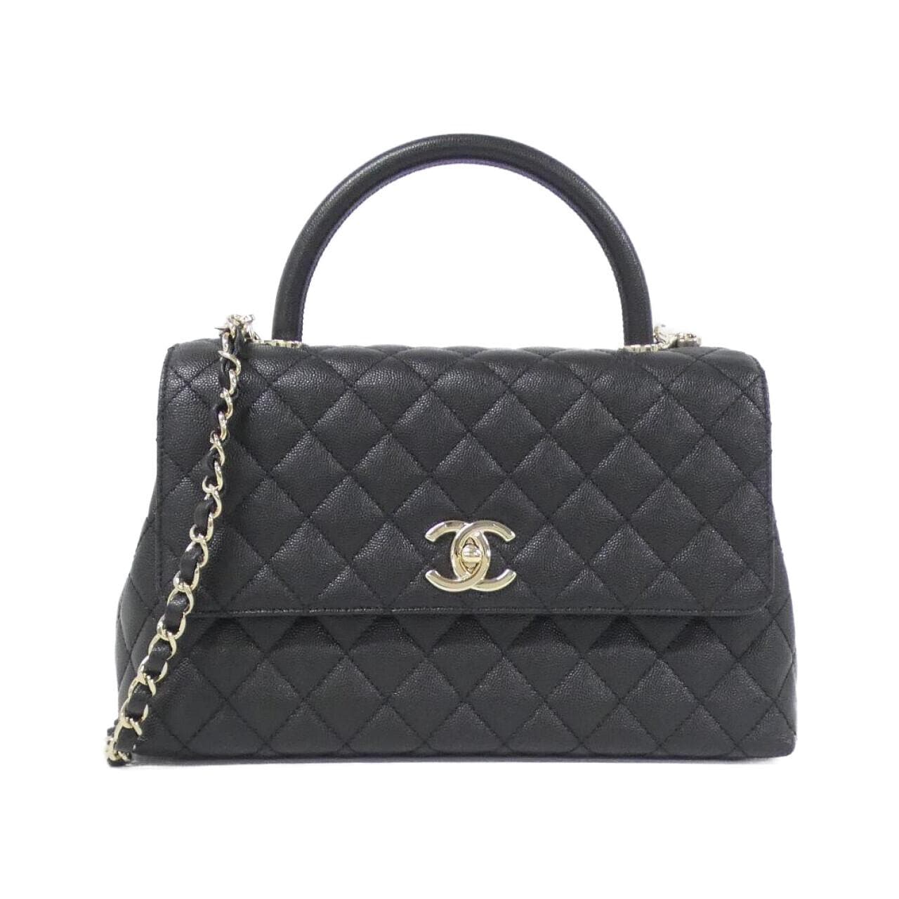 CHANEL Matelasse 92991 Handbag Grained Calfskin