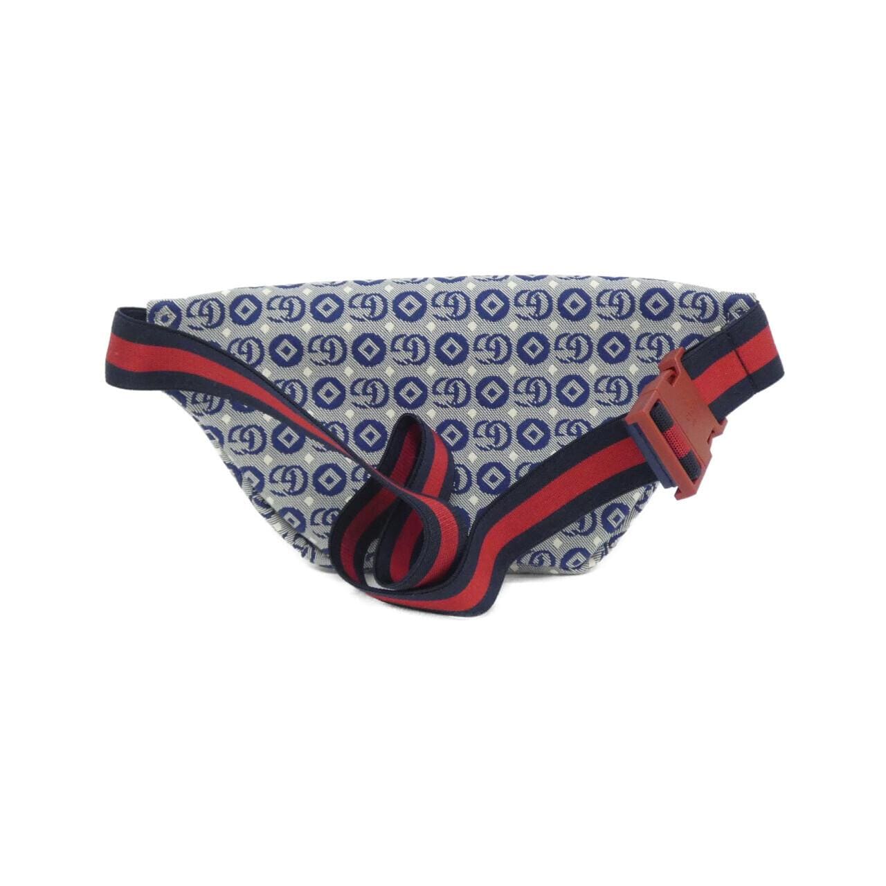 GUCCI 502095 U4GAN Belt Bag Cotton 黑色 Cotton 中古品A - 縮圖 2