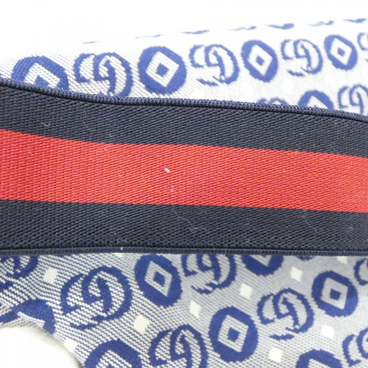 GUCCI 502095 U4GAN Belt Bag Cotton 黑色 Cotton 中古品A - 縮圖 6
