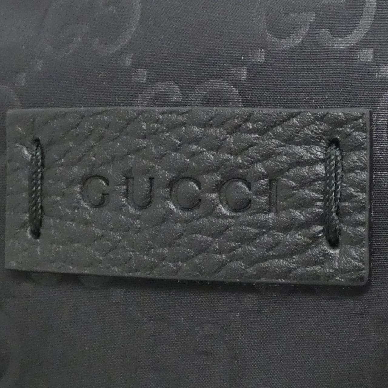 GUCCI 510335 K28AN Shoulder Bag Nylon 黑色 尼龍 中古品A - 縮圖 4