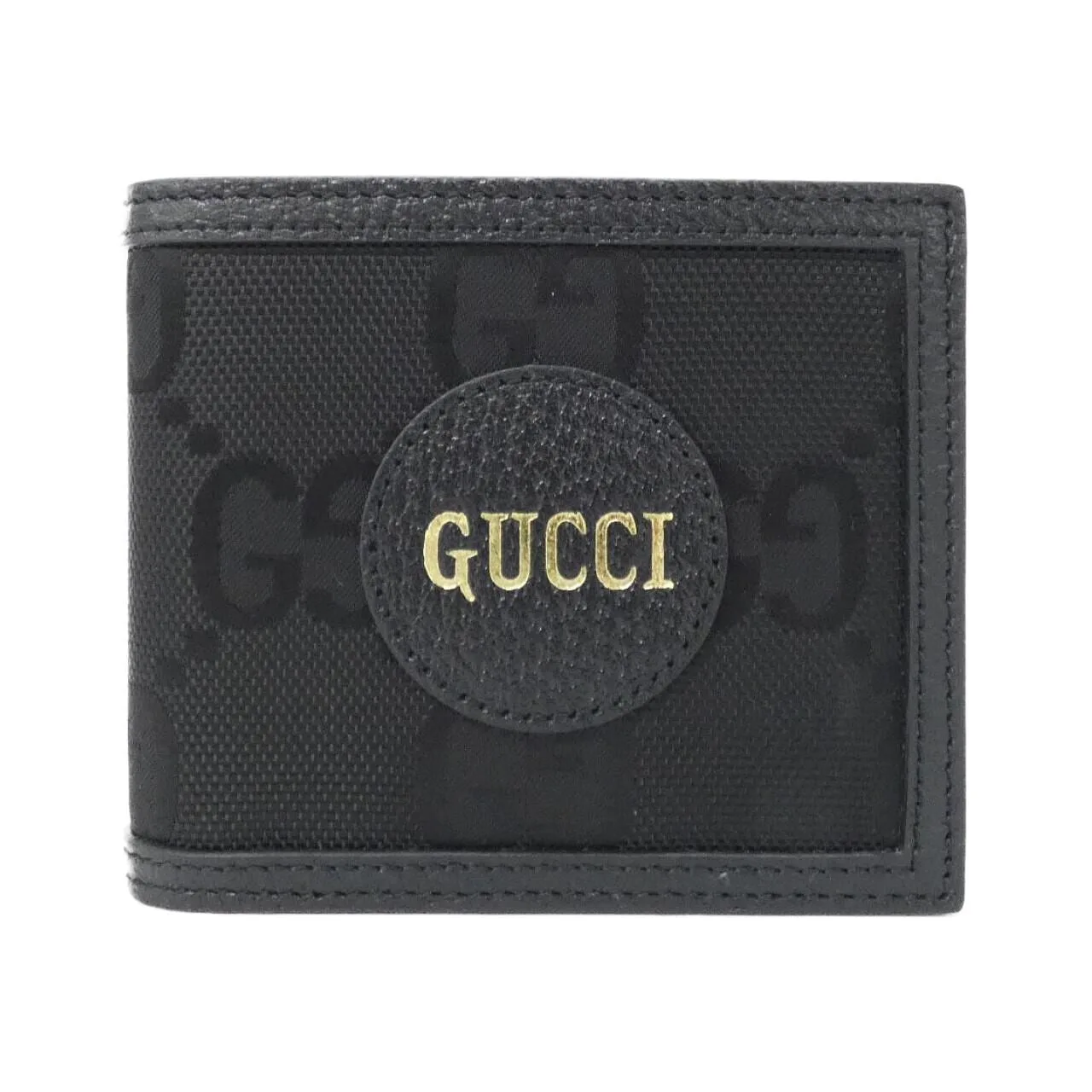 GUCCI Horsebit 1955 625573 H9HAN Coin Case Nylon Black