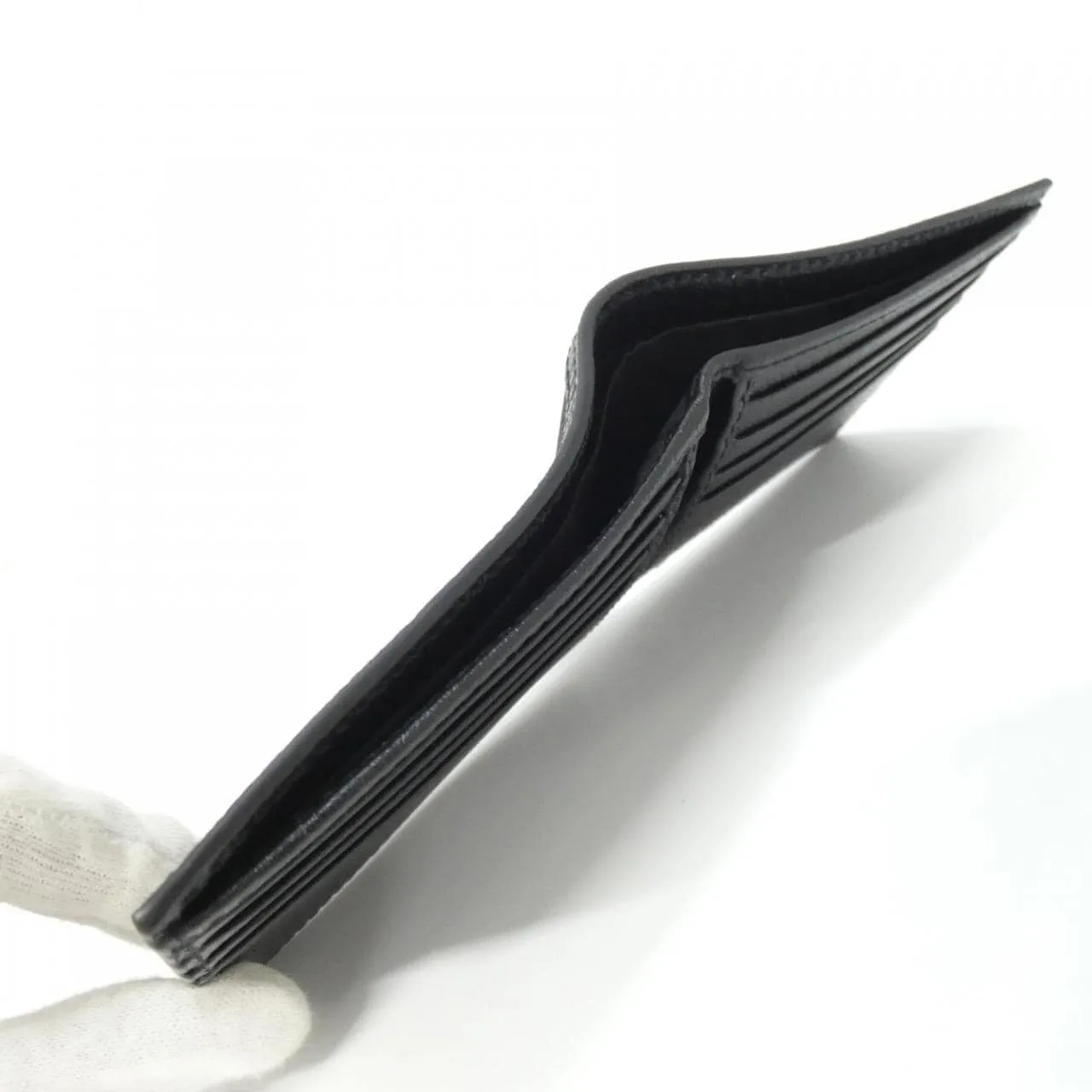 GUCCI Horsebit 1955 625573 H9HAN Coin Case Nylon 黑色 尼龍 未使用品 - 縮圖 4