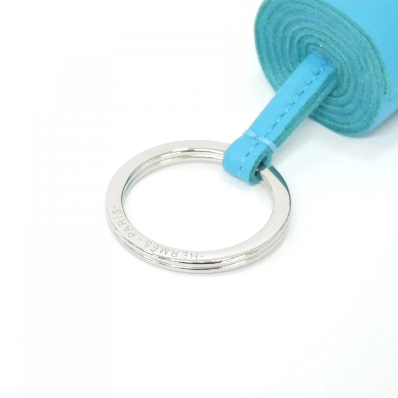 HERMES 077894CJ Key Case Blue Rank A - Thumbnail 3